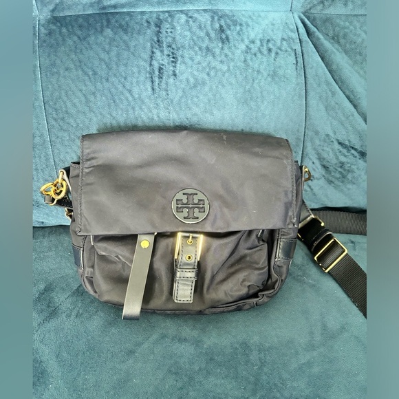 Tory Burch Tilda Nylon Crossbody, Navy EUC - Picture 9 of 9